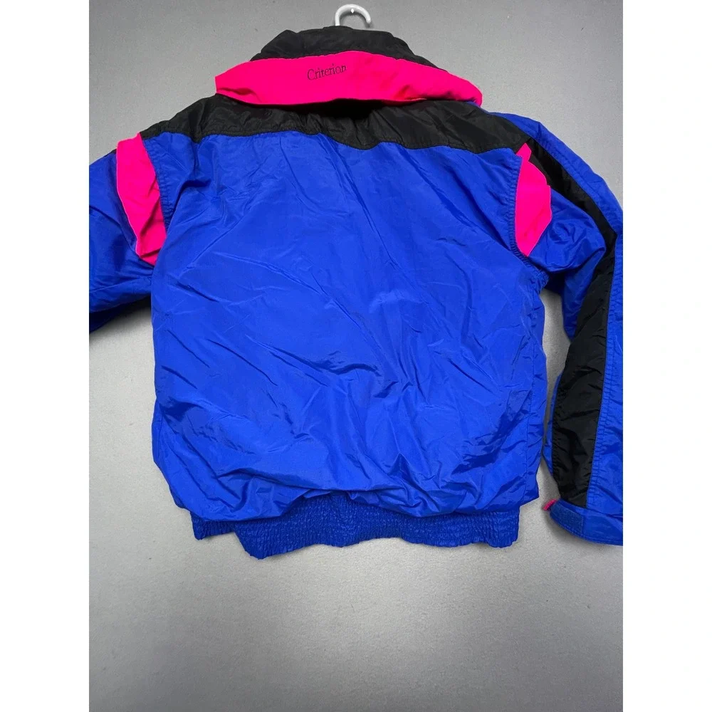 Columbia Criterion Jacket Nylon Blue Pink Black XL Mens